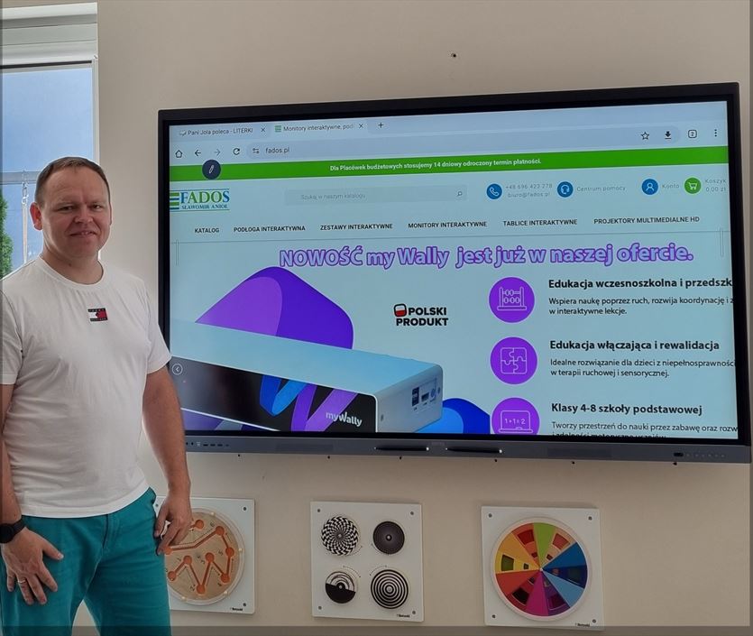 Monitory interaktywne dla szkół z 0% stawką VAT, Sławomir Anioł Fados, Wrocław